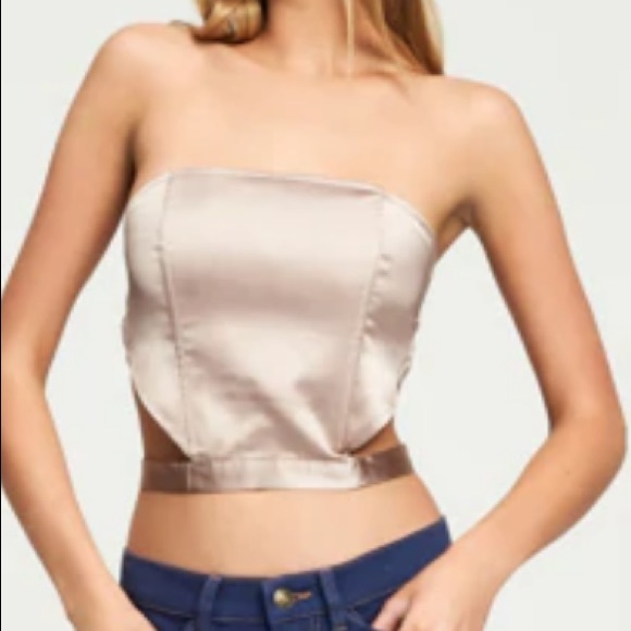 Lioness | Soho Satin Strapless Top - Picture 3 of 6